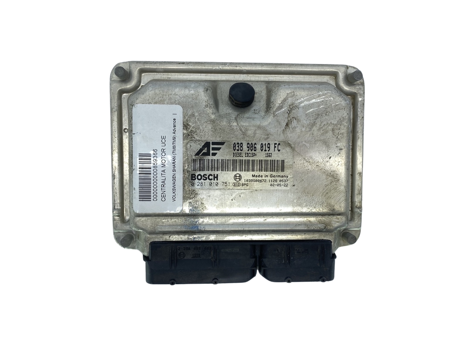 Riadiaca Jednotka 038906019FC 0281010751 VW Seat Bosch 63465 main product photo