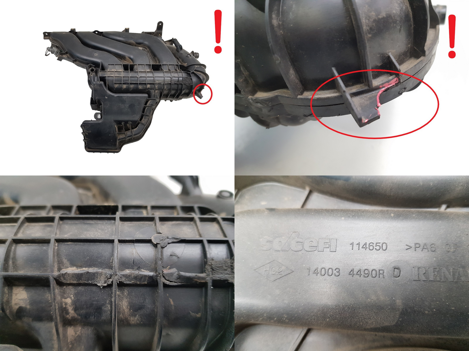 Sacie potrubie 140034490R 1.0 SCE H4D Renault Twingo 3 S13 main product photo