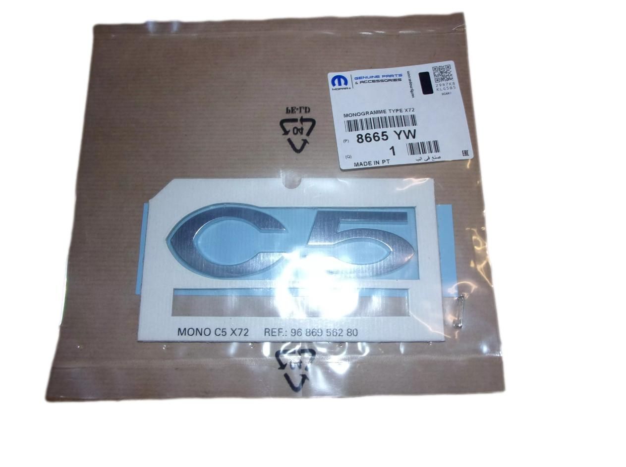 Emblém Zadný Originál 8665YW 8665.YW Citroen C5 main product photo