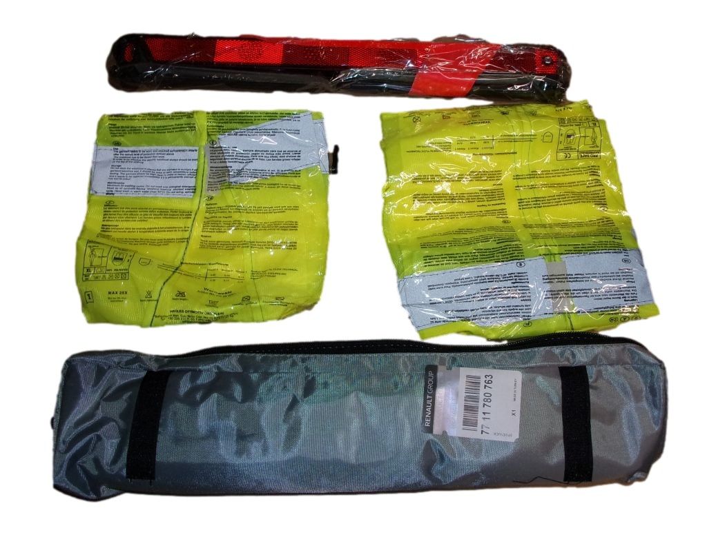 Bezpečnostná Vesta + Trojuholník Nový Originál 7711780763 Renault main product photo