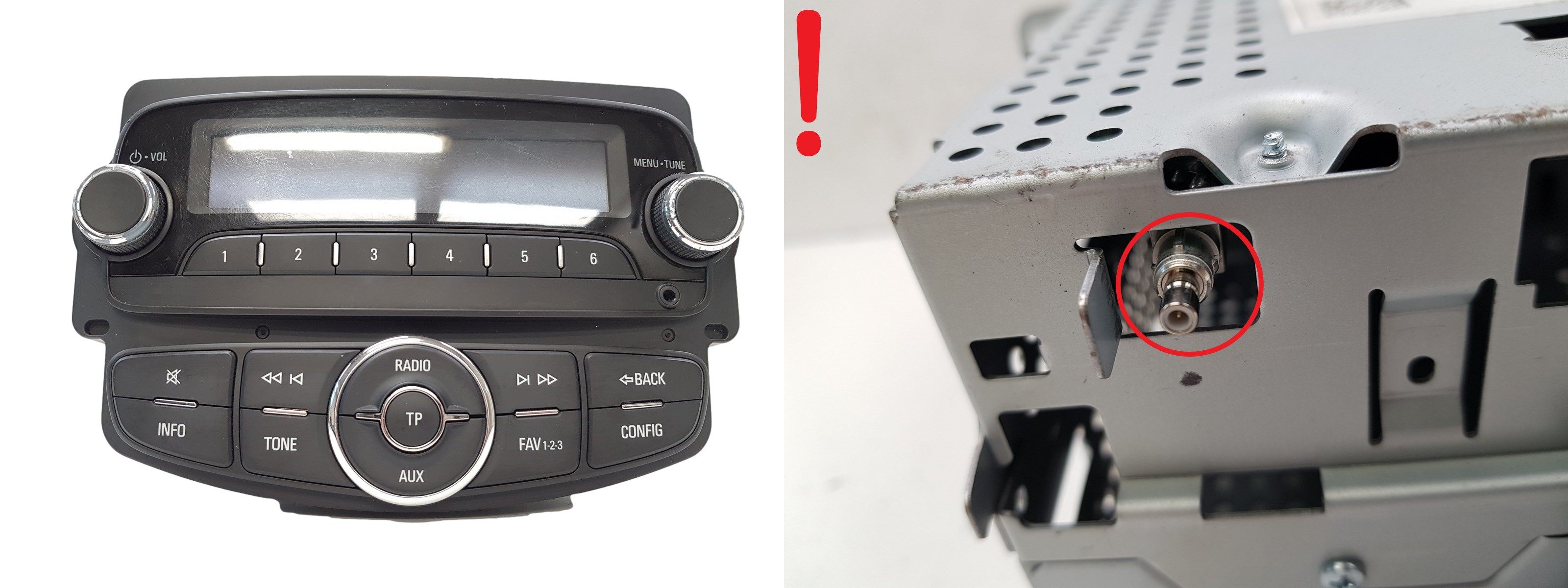 Rádio prehrávač CD Opel Corsa E 557799431 39012676 DWGM1004 main product photo