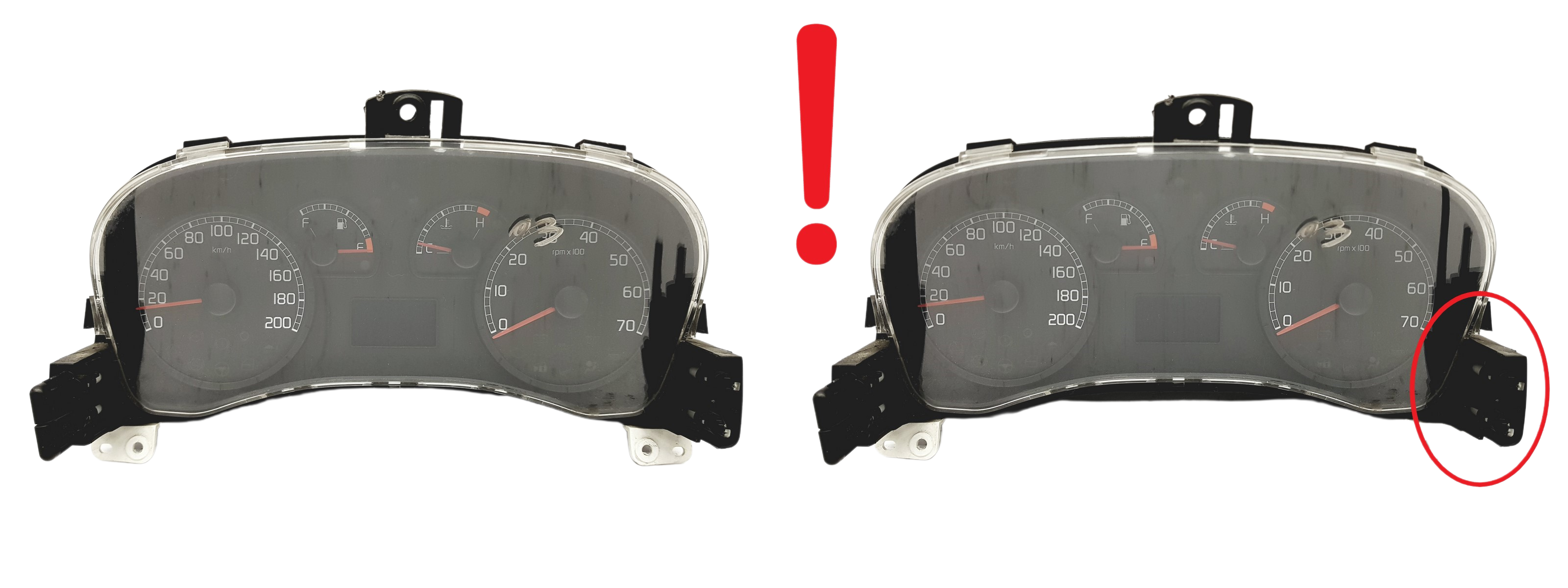 Tachometer Fiat Panda 5550004601 04 58988 main product photo