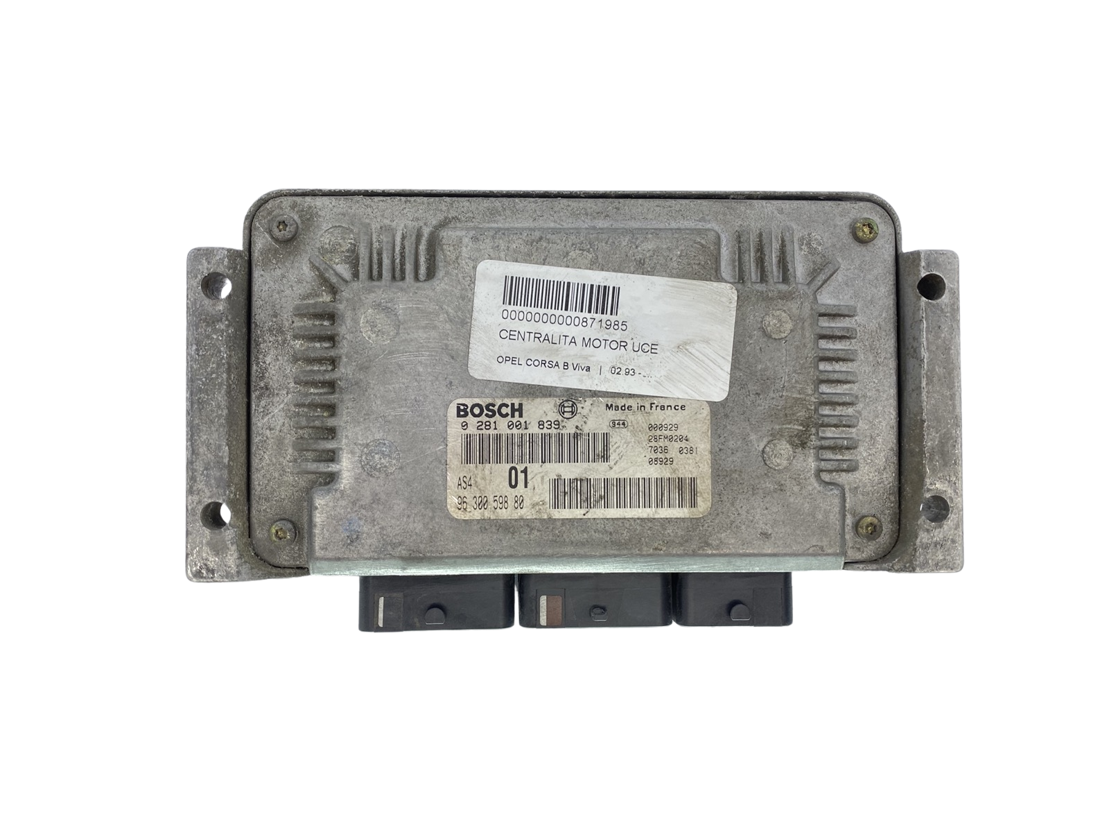 Riadiaca Jednotka 0281001839 9630059880 28FM0204 PSA Bosch 63920 main product photo