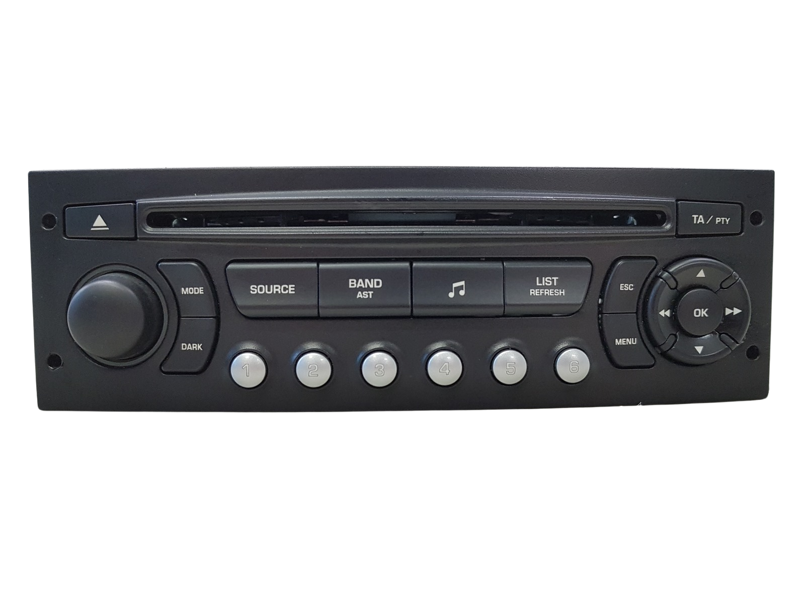 Rádio prehrávač CD Citroen Peugeot 9660646877 7645137393 Blaupunkt main product photo
