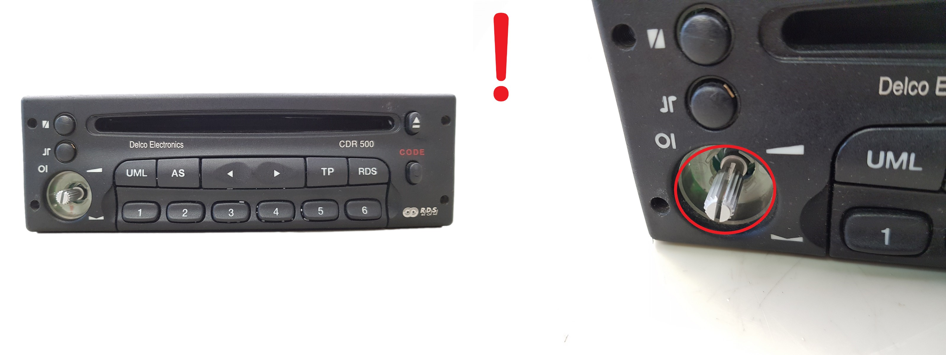 Rádio prehrávač CD Opel 90566821 CDR500 2F4 GM Delco main product photo