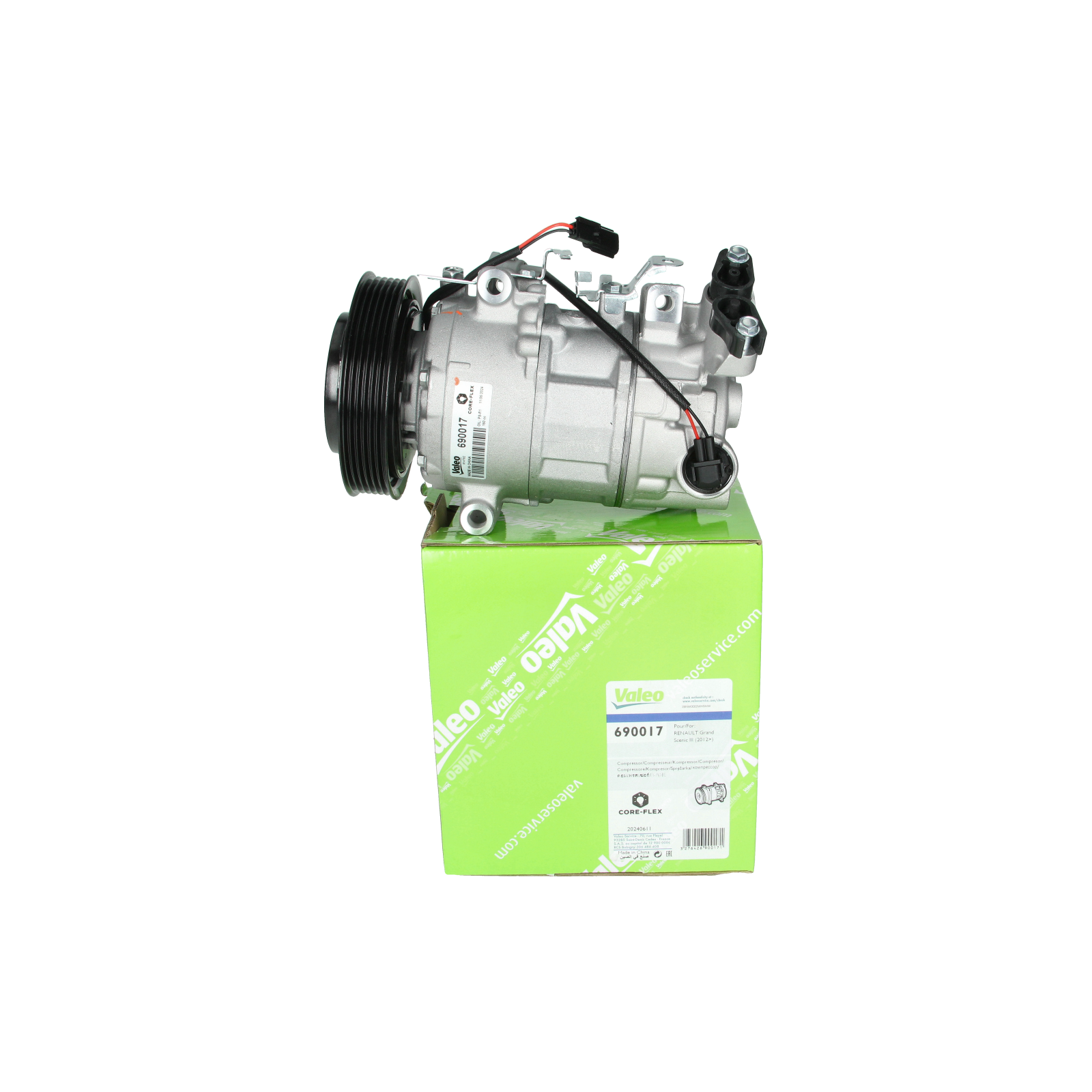 Kompresor Klimatizácie Urobte Renault 690017 926005211R Valeo main product photo