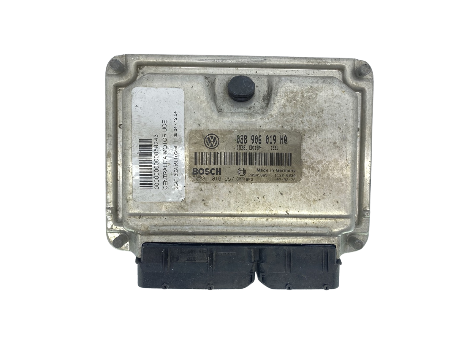 Riadiaca Jednotka 038906019HQ 0281010957 VW Seat Bosch 63201 main product photo