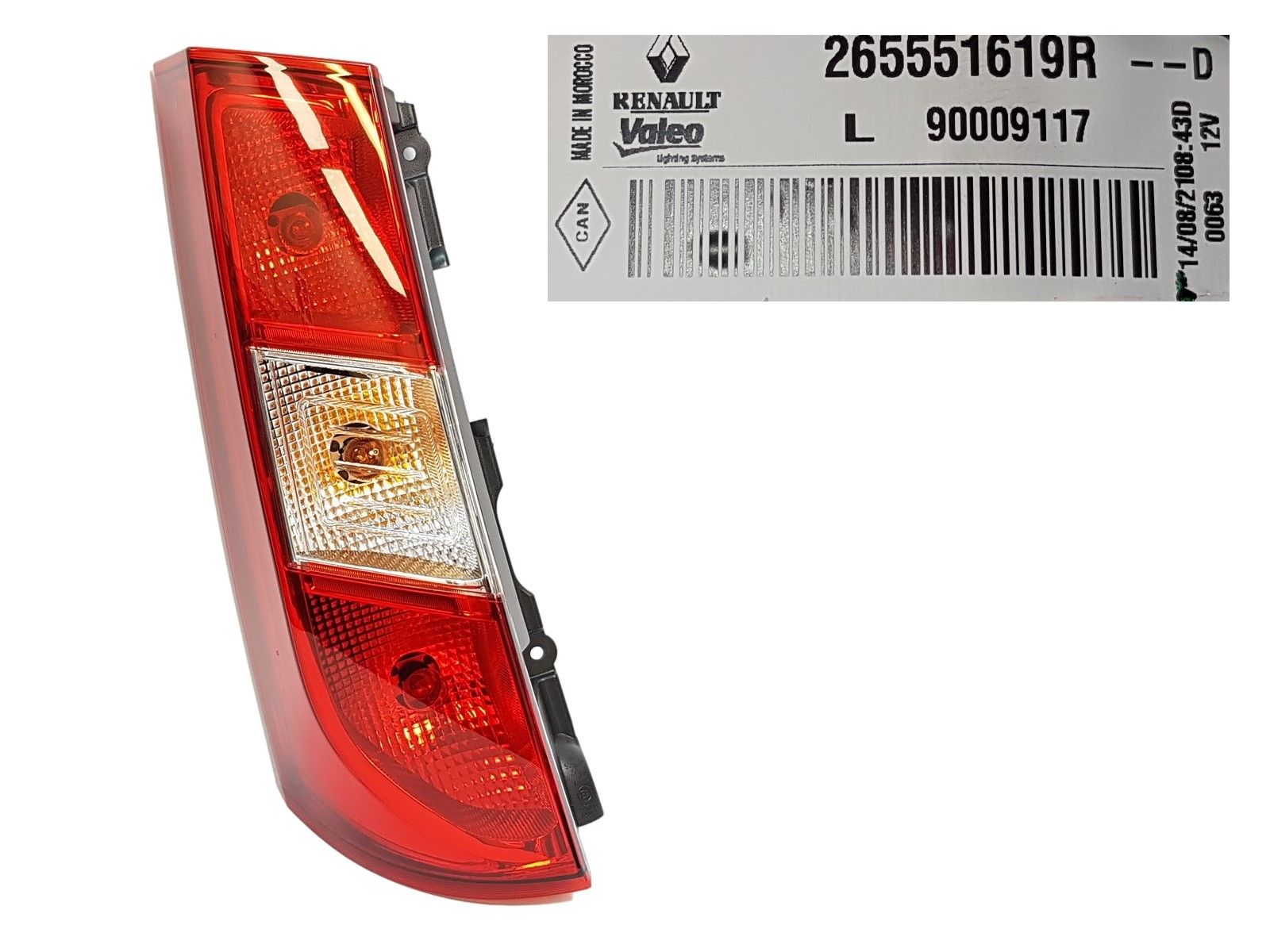 Svetlo Ľavý Zadný Dacia Dokker 265551619R Nový Originál main product photo