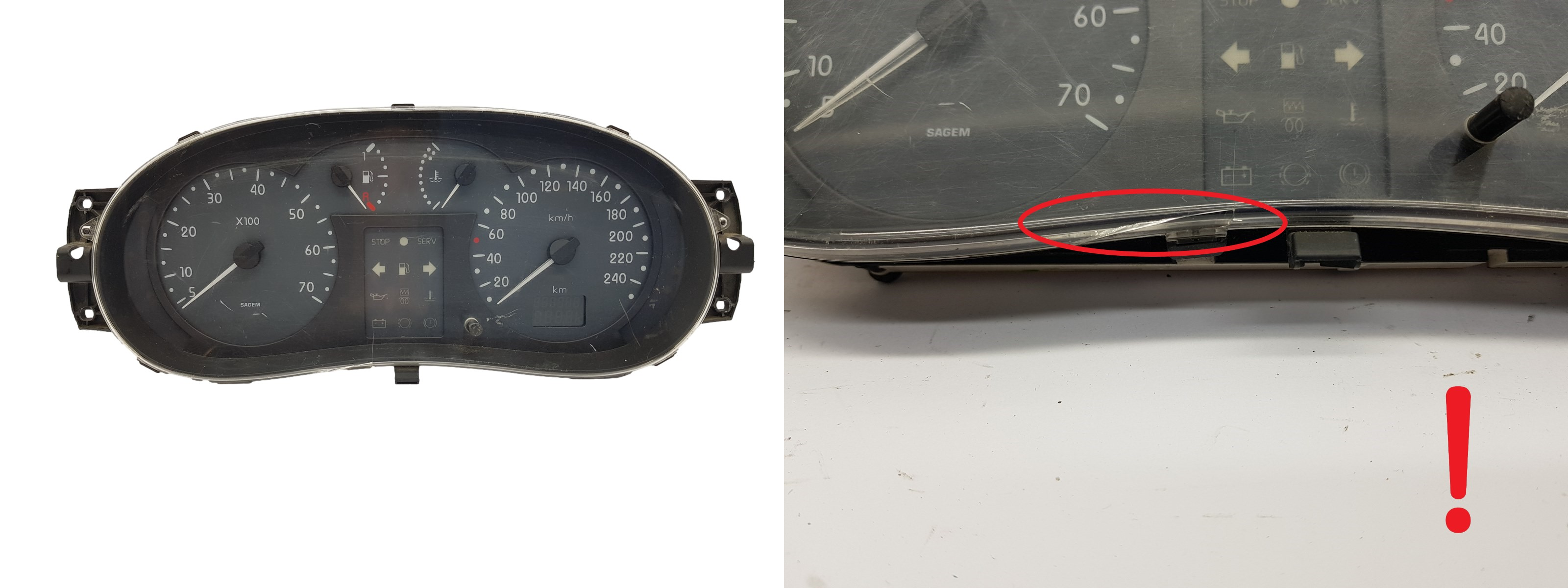 Tachometer Renault Clio 2 7700428508 2937 main product photo