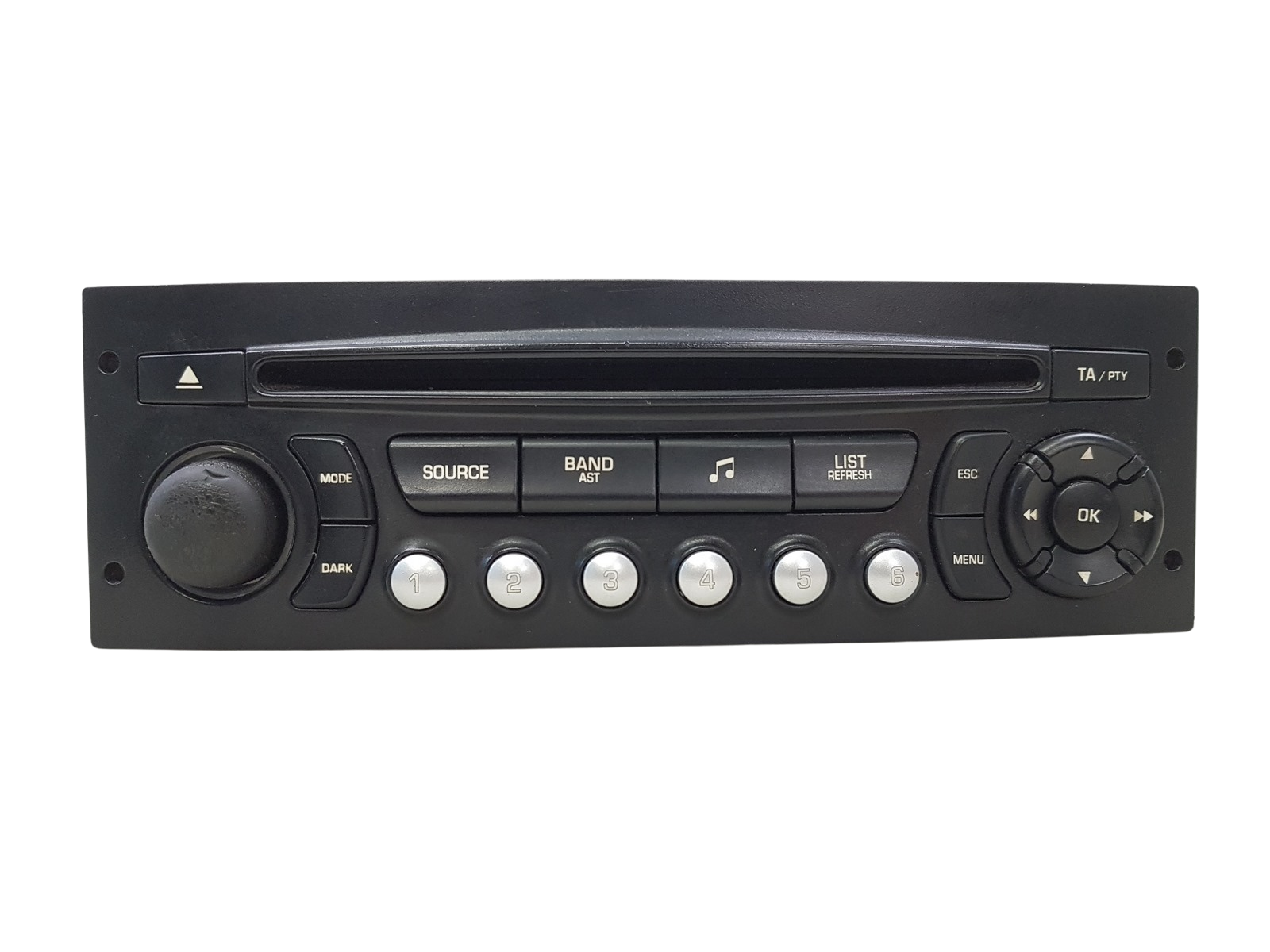 Rádio prehrávač CD Citroen Peugeot 96766518XT PSARCD441-72 4 main product photo