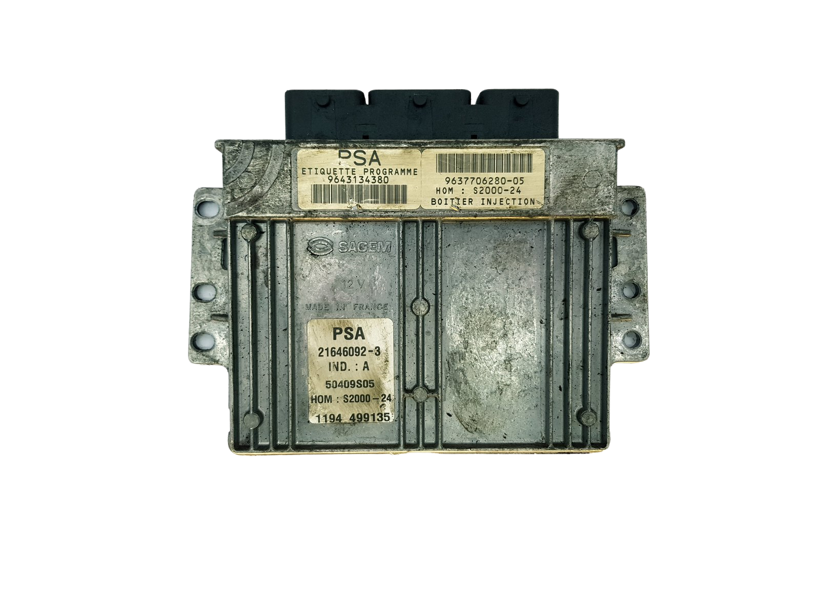 Riadiaca Jednotka 9643134380 9637706280-05 21646092-3 PSA Sagem 32567 main product photo