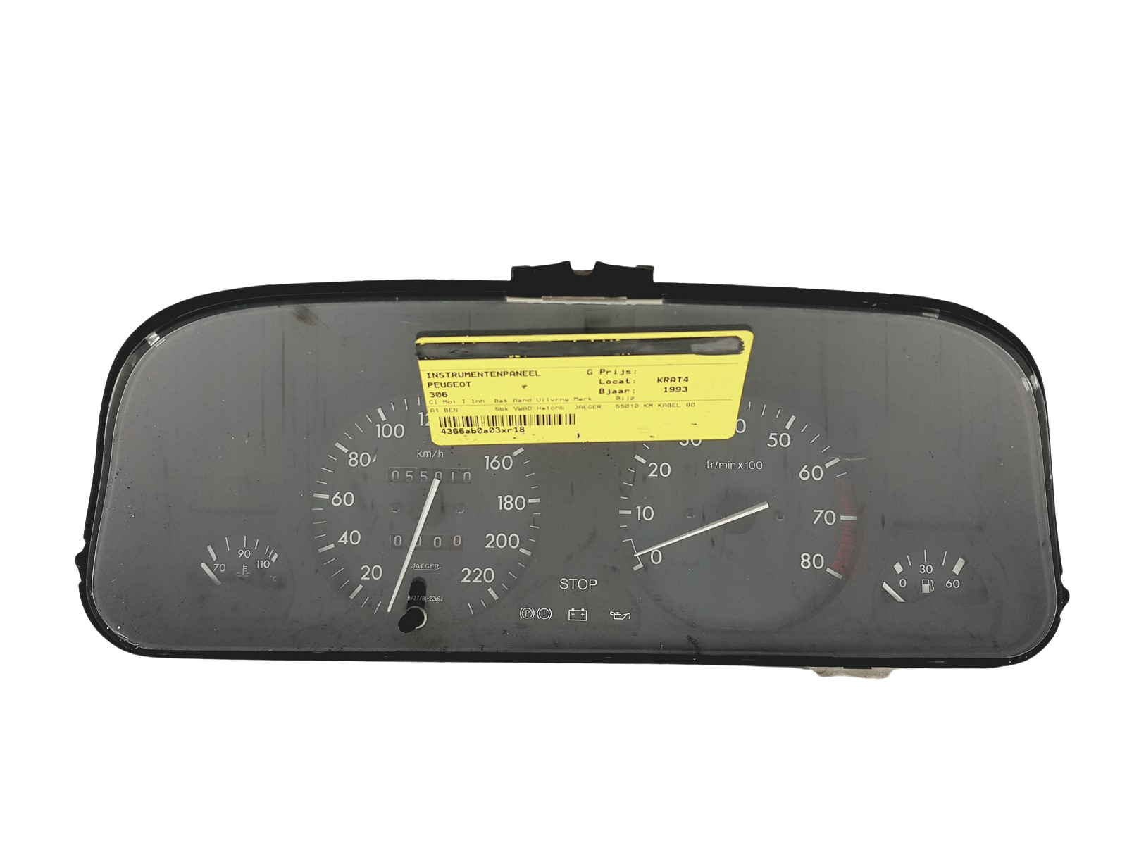 Otáčkomer Peugeot 306 9610192480 09033509902 49811 main product photo