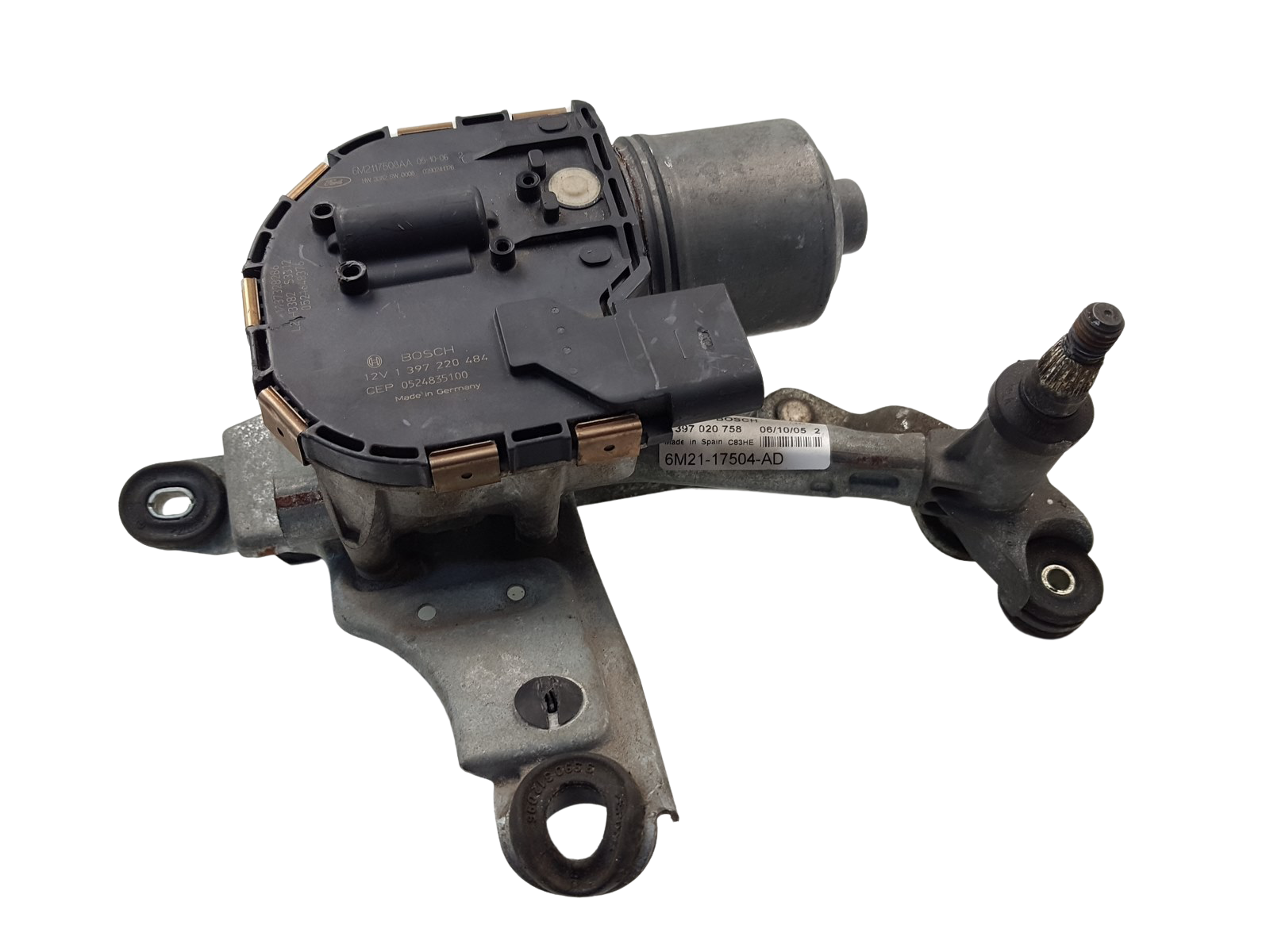 Motor stierača Ľavý Ford S-Max 6M2117508AA 6M21-17504-AD main product photo