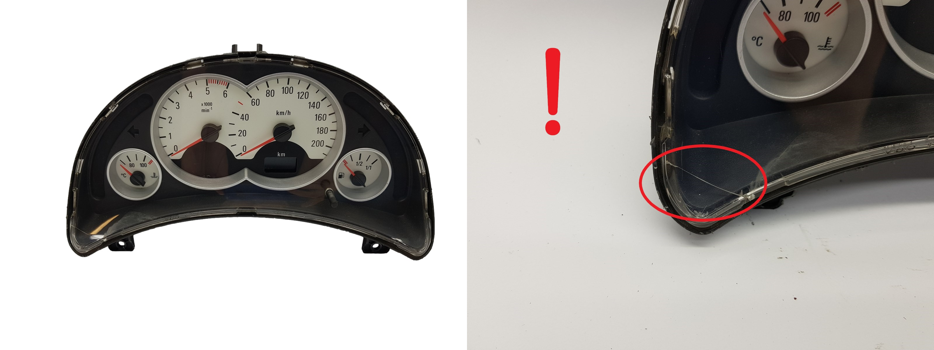 Tachometer Opel Corsa C 13173355WJ 110080005026 1994 main product photo