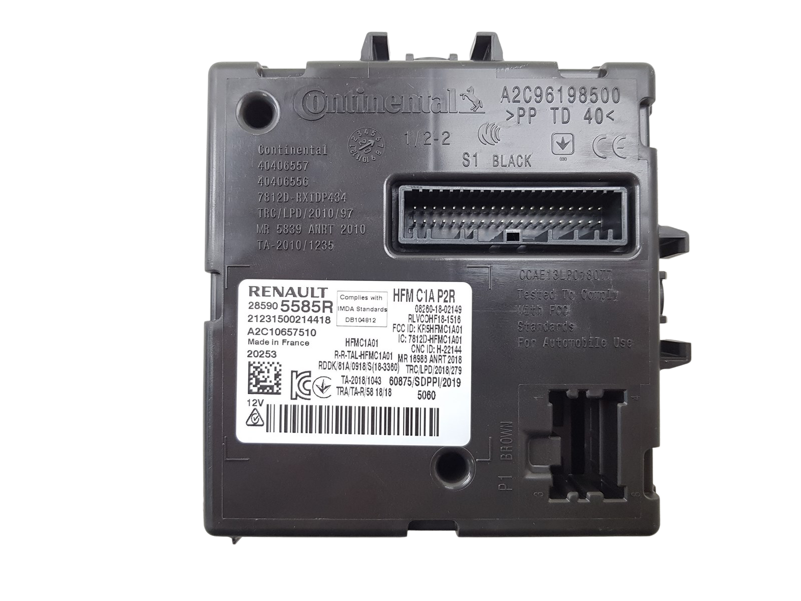 Modul riadiacej jednotky Renault Clio 5 Zoe 285905585R A2C10657510 0km 26 main product photo