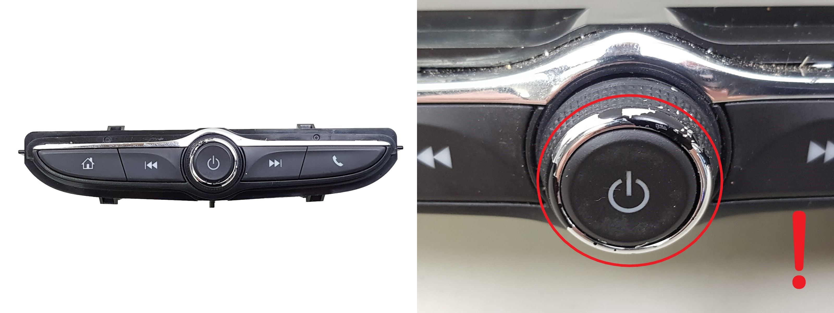 Ovládací Panel Radio Opel Astra K 42342525 555343750 LC7S main product photo