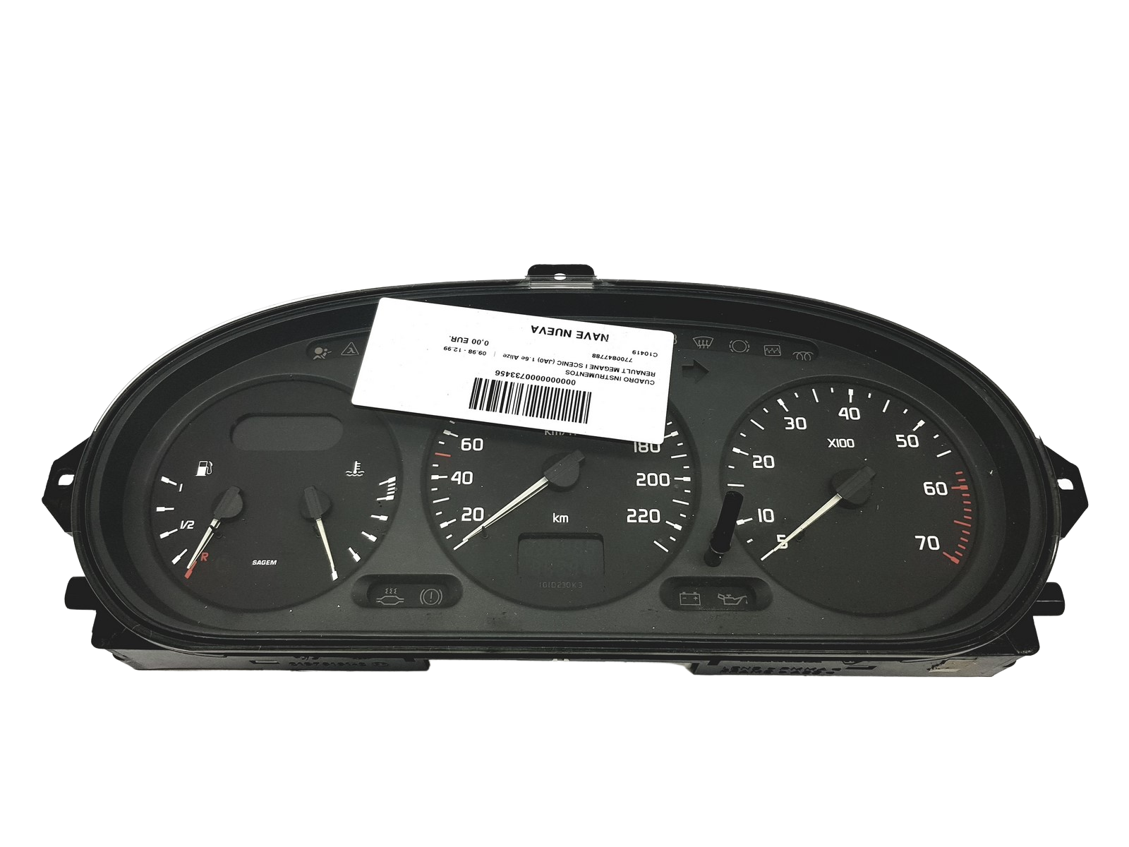 Tachometer Renault Scenic 1 Megane 1 7700847788 G 55521 main product photo