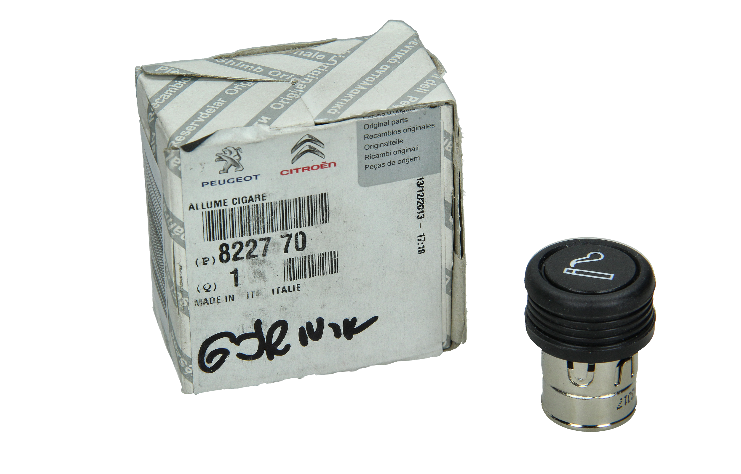 Zapaľovač 822770 8227.70 Peugeot Citroen Nový Originál main product photo